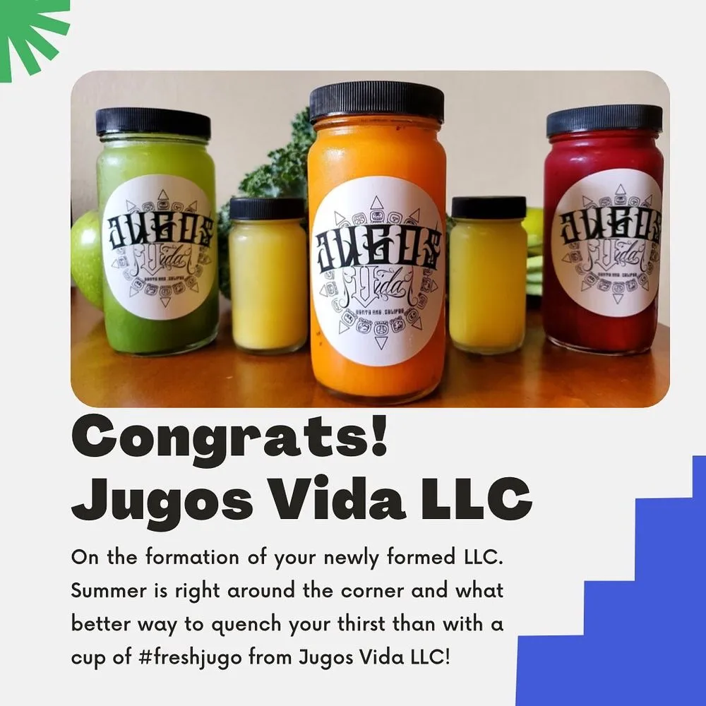 LLC Formation for Jugos Vidas LLC.